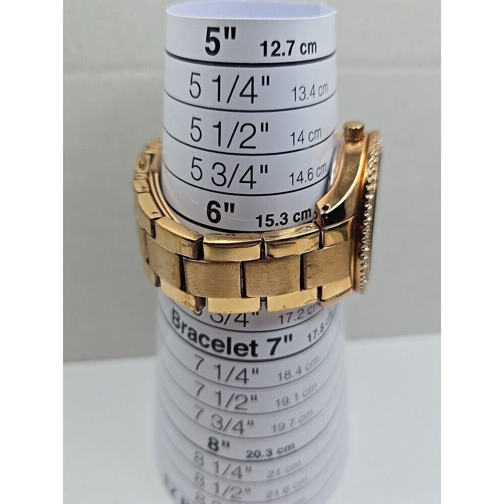 Fossil Stella ES3502 Womens Rose Gold Crystal Multifunction Watch New Battery - Picture 7 of 11
